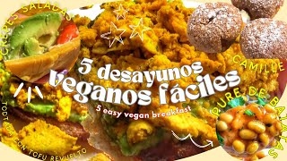 1 semana de DESAYUNOS VEGANOS :)