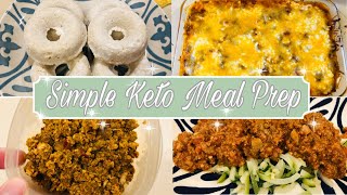 Simple Keto Meal Prep/ Batch Cooking | Keto powdered sugar donuts 🍩 Sugar Free/ Gluten Free screenshot 5