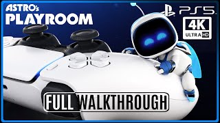 ASTRO'S PLAYROOM PS5 Full Gameplay Walkthrough (No Commentary) 4K 60FPS Ultra HD