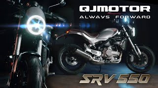видео: QJMOTOR SRV 550 – неоретро с современной душой! картинка: QJMOTOR SRV 550 – неоретро с современной душой!