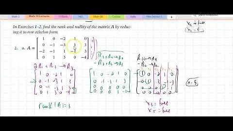 4.9 Rank, Nullity, and the Fundamental Matrix Spaces