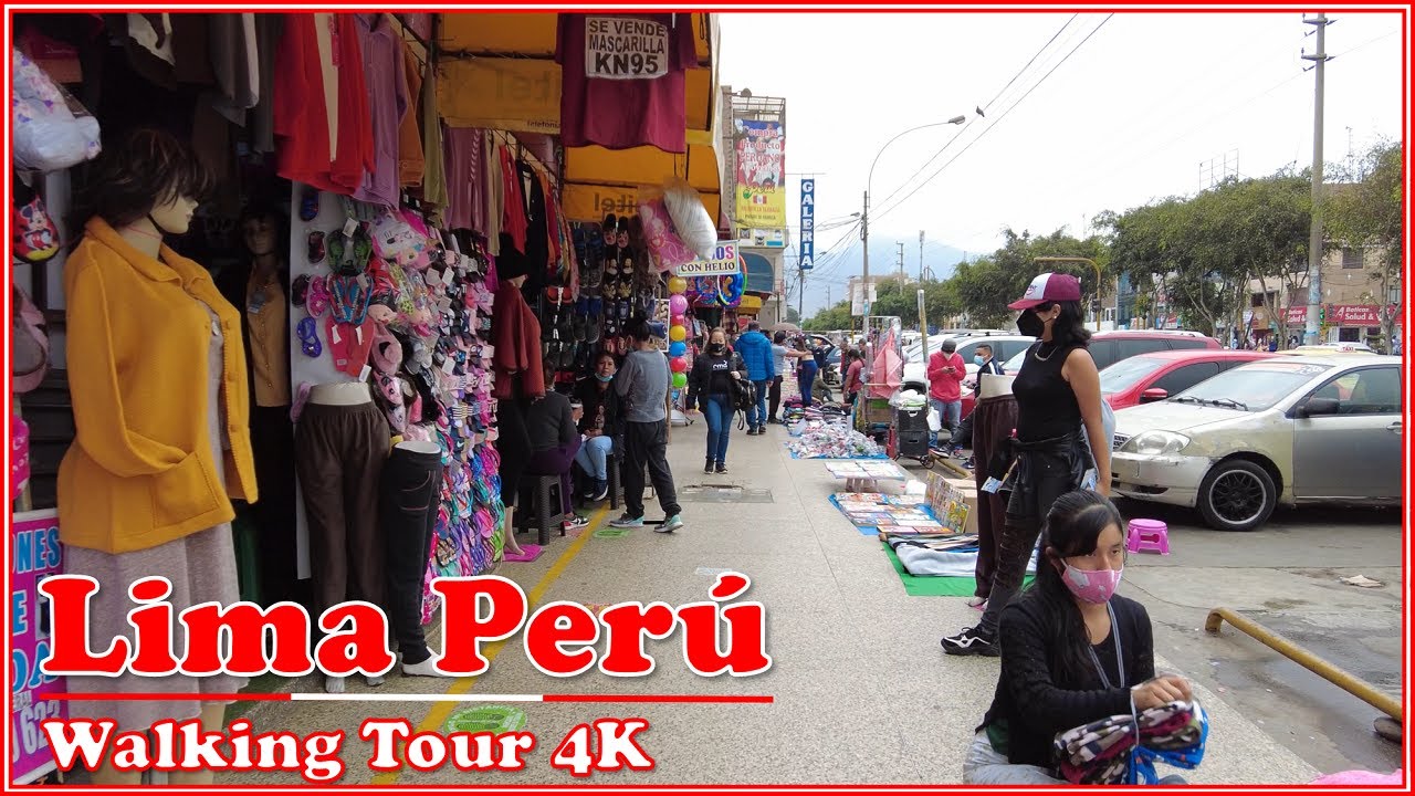 CAMINA Lima: Av. Antúnez de Mayolo | Los Olivos | Walking Tour 4K | Junio 2021【LIMA PERU 🇵🇪】