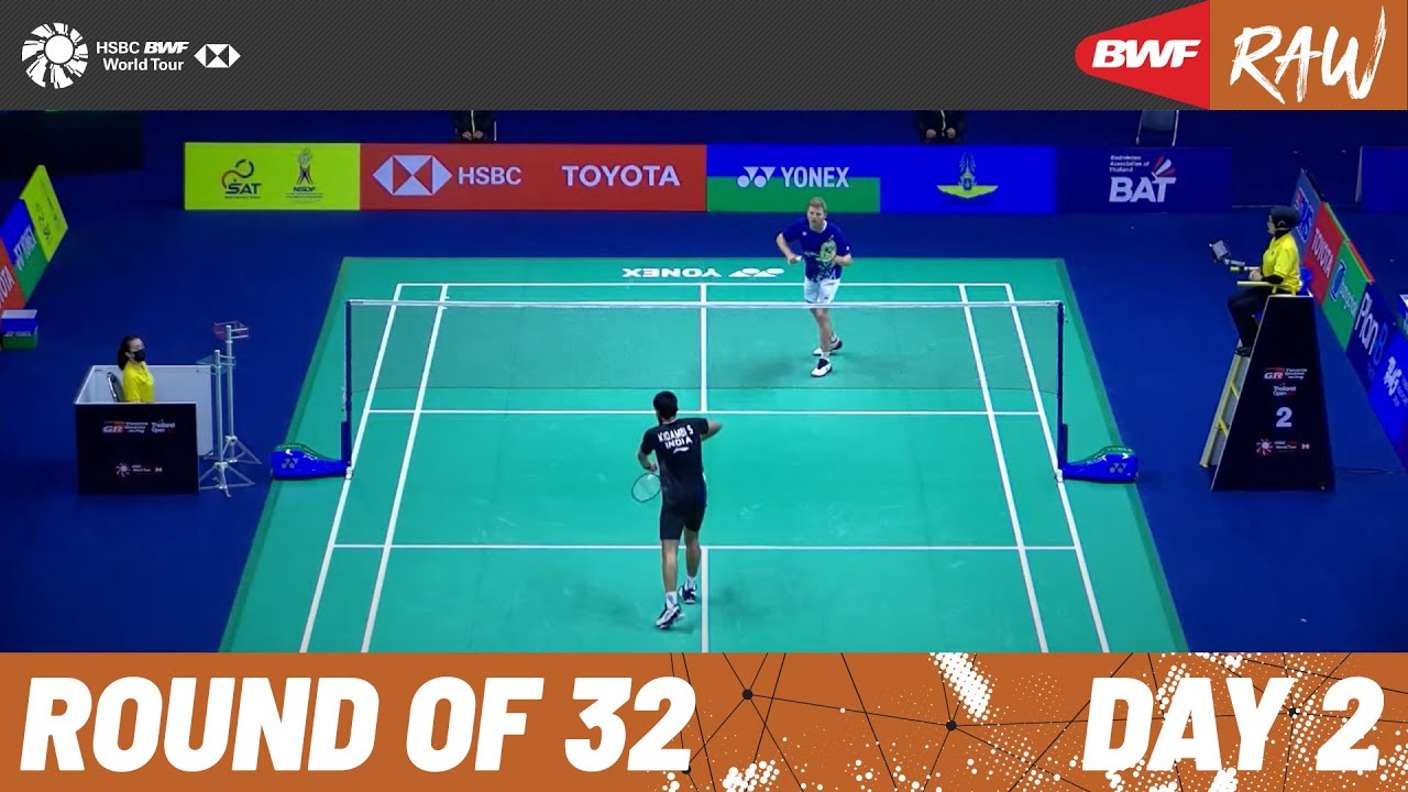 GR TOYOTA GAZOO RACING Thailand Open 2022 | Day 2 | Court 2 | Round of 32