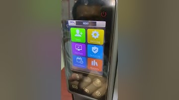 PST-AF90P Tuya Smart WiFi Automatic Face recognition fingerprint door lock menu display