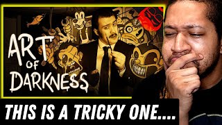 Reaction to ART OF DARKNESS | Animated Bendy and the Ink Machine Song!