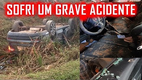 Sofri um grave acidente!