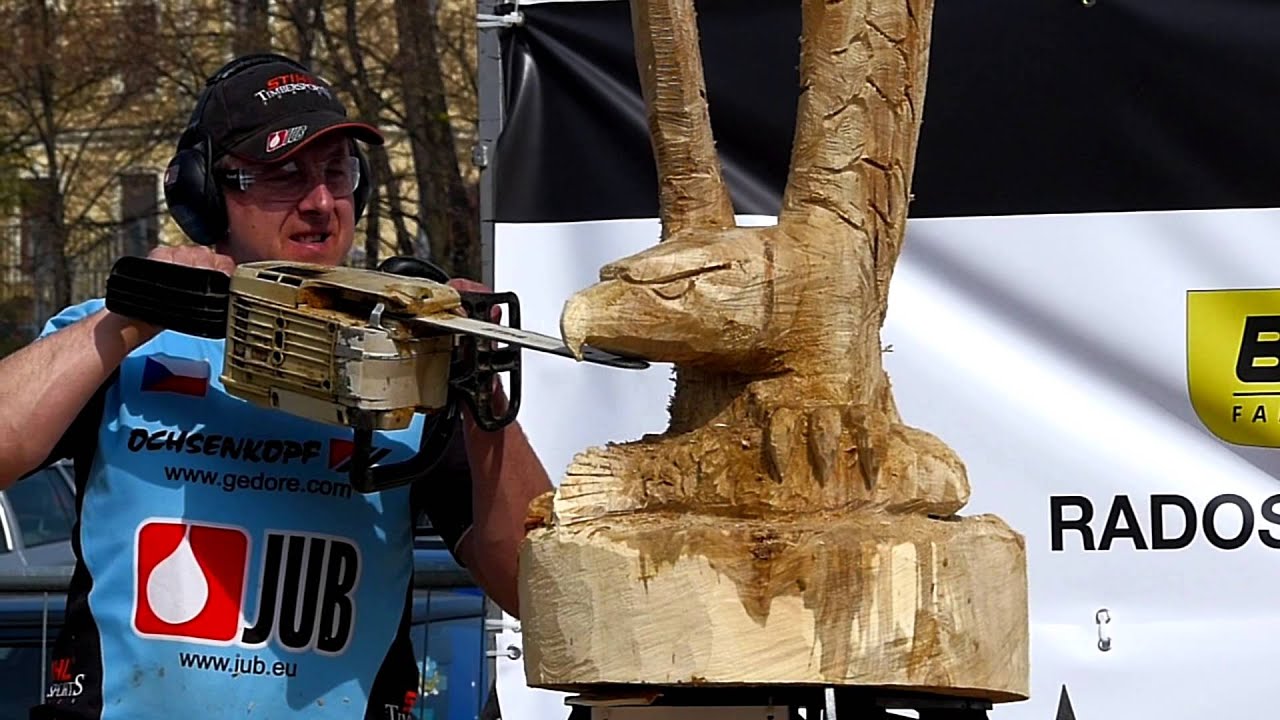 TechAgro 2014 STIHL Timbersport Martin Komárek + Slow Motion 100