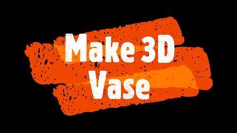 3D Vase Model