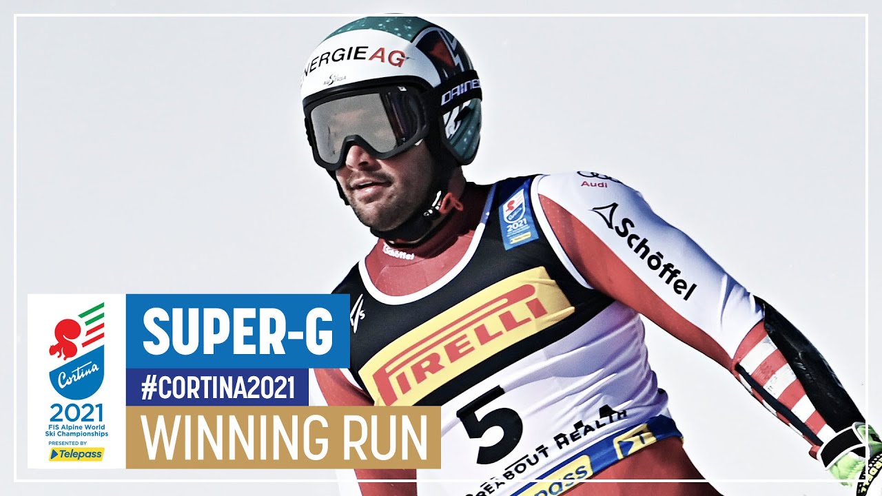 Vincent Kriechmayr Gold Mens Super-G 2021 FIS World Alpine Ski Championships