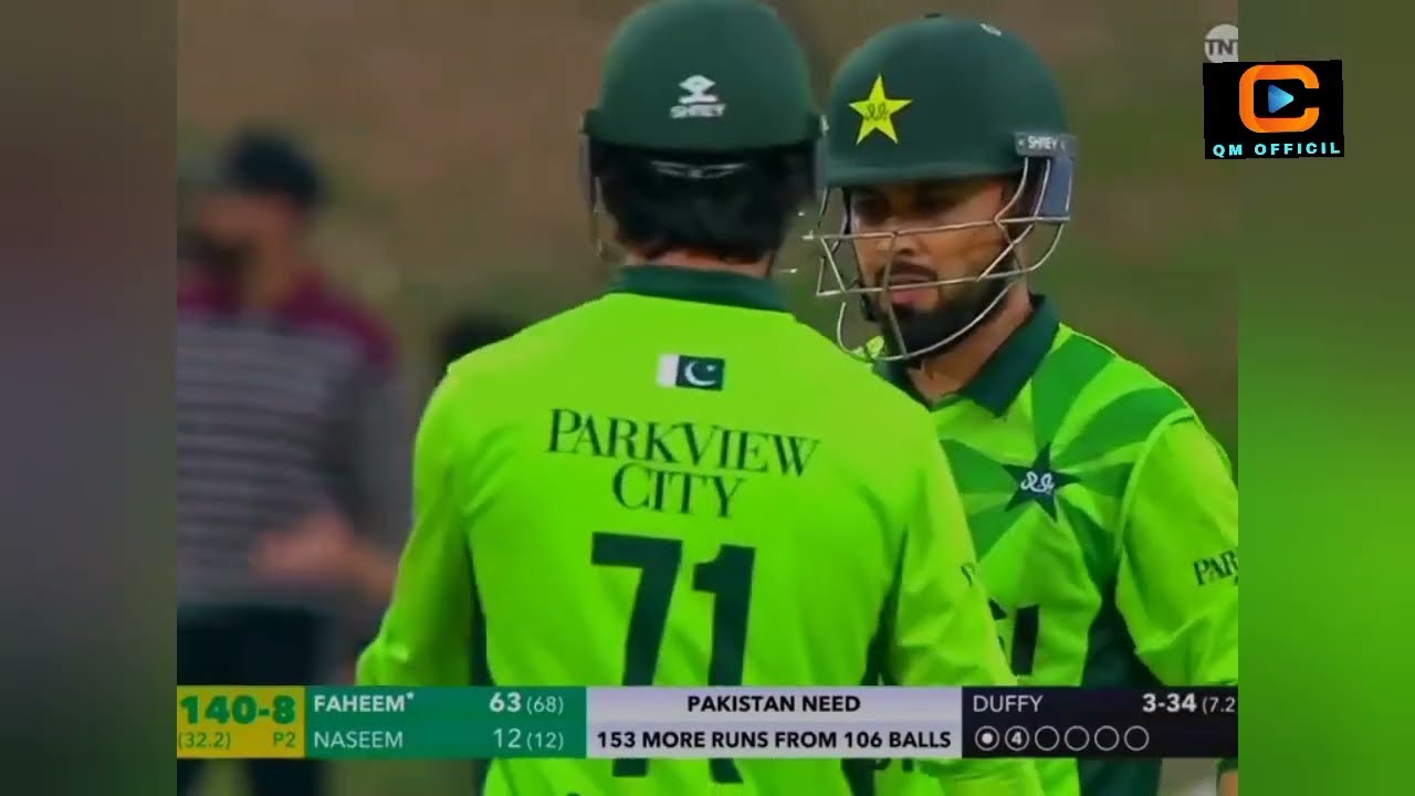 FAHEEM ASHRAF Hits FIRST ODI Fifty Against New Zealand!