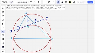 2020 AIME I Problem 15 (Solution One)