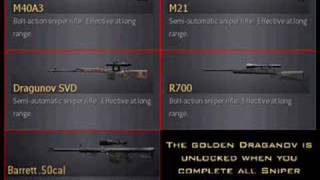 call of duty 4 weapons and perks