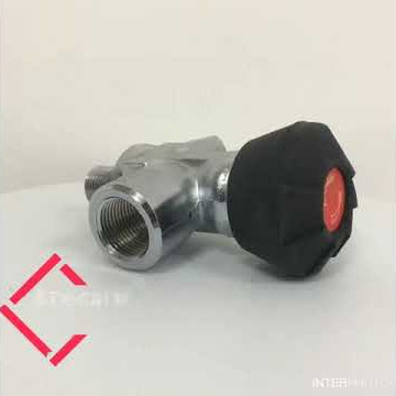 Air Valve with Gauge for Compressed Air Tank Paintball Tank PCP Gun