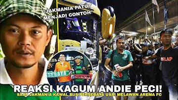REAKSI KAGUM ANDIE PECI! Saat Jakmania Ikut Mengawal Pemain Persebaya Usai Lawan Arema Fc