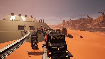 30 Minute Train Ride Across all of Satisfactory | 4K Ultra HD 60FPS