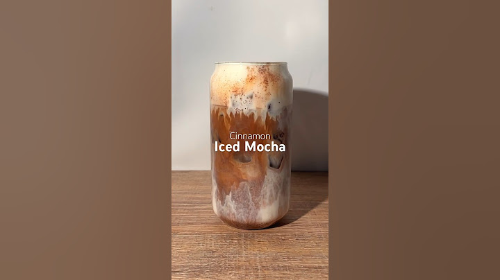 Cinnamon Iced Mocha 🍫🤎☕️ #coffee #icedcoffee #icedlatte #homecafe
