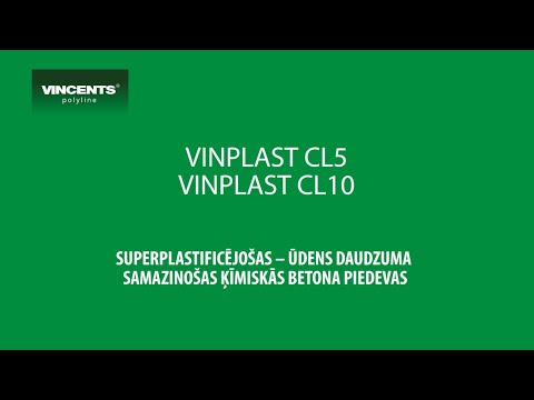 VINPLAST CL5 un VINPLAST CL10 superplastifikatori