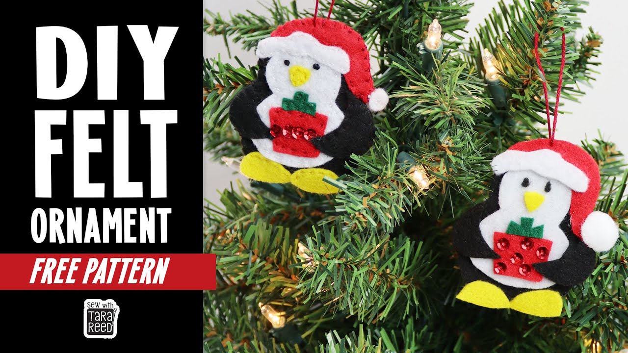 DIY Felt Ornament Kit Penguin