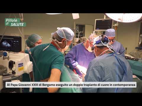 Video Al Papa Giovanni XXIII di Bergamo eseguito un doppio trapianto di cuore in contemporanea