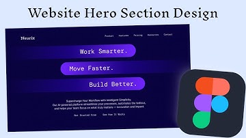 Figma Website Hero Section UI/UX Design