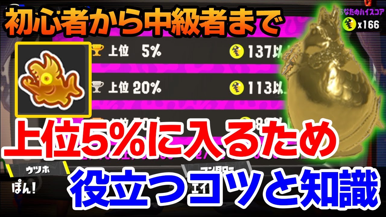 ビッグランで上位5%に入るコツを紹介！普段のサーモンランにも役立つぞ