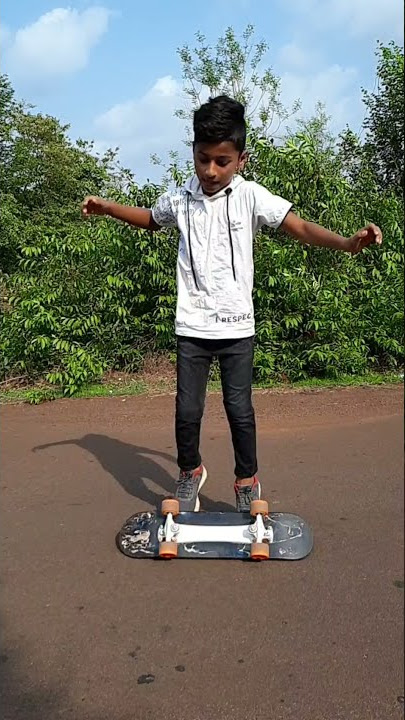Flip Over | Easy Skateboard Tricks for Kids  #skateboard #diaries #skateboarding #shorts #kids