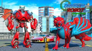 Naga Berubah Jadi Mobil Dan Robot Perang | Dragon Robot Car Transform - Robot Games screenshot 1