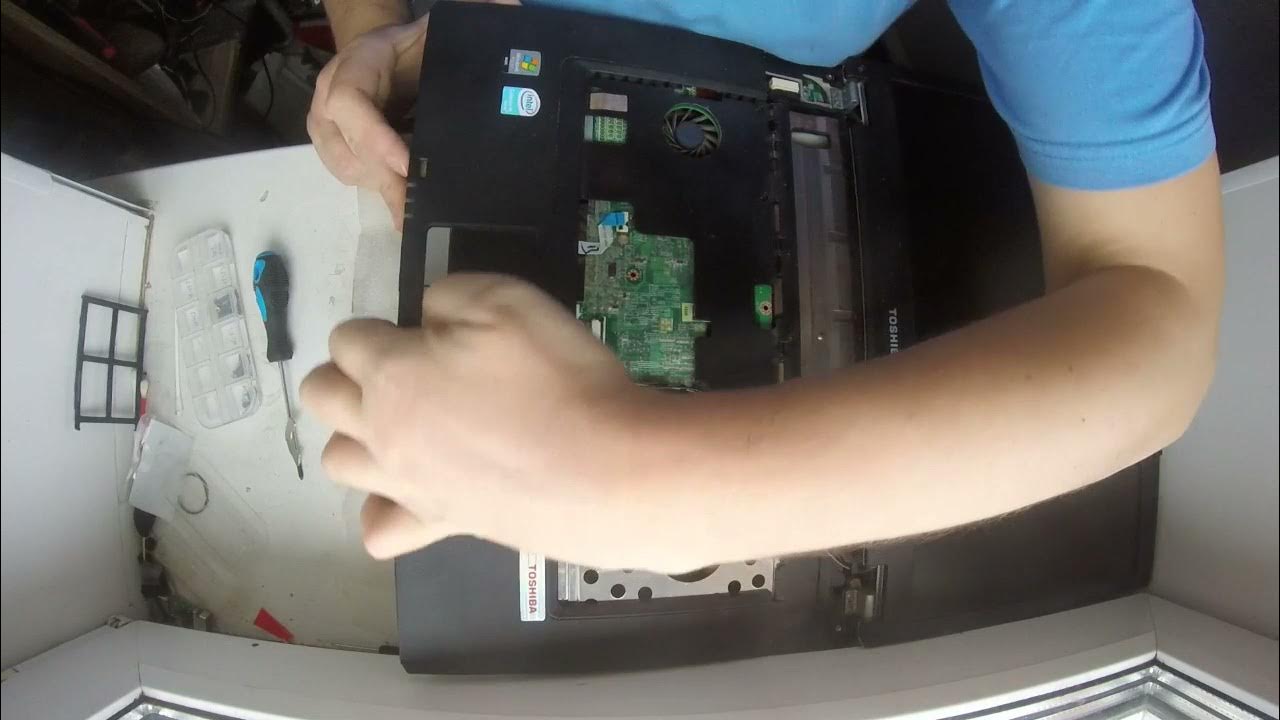 Как разобрать и почистить ноутбук HP Pavilion dv6 (2055sr) - YouTube