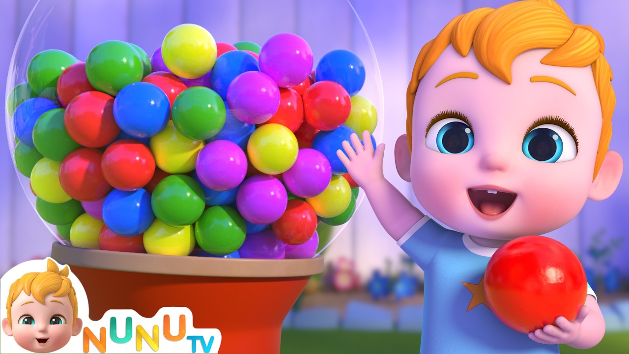 Gumball Color Song + More Learn Colors & Healthy Habits With Baby | NuNu Tv Nursery Rhymes