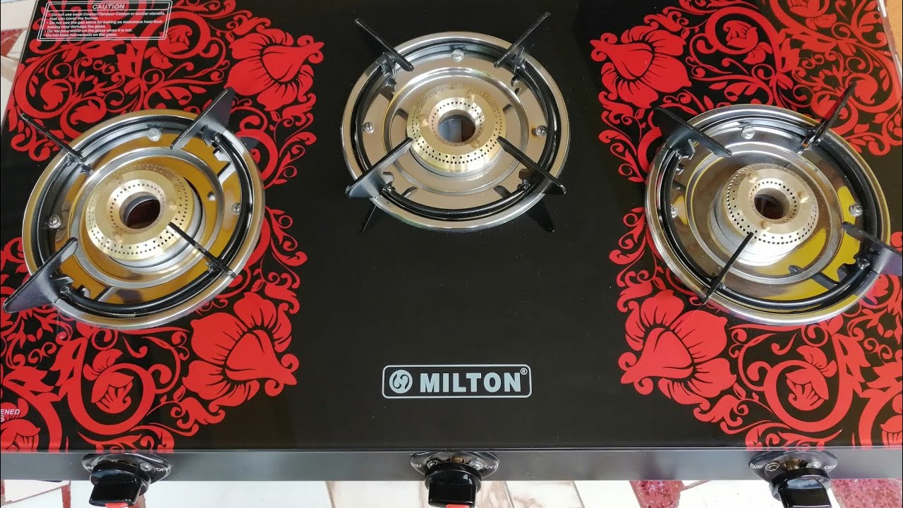 milton premium 3 burner gas stove