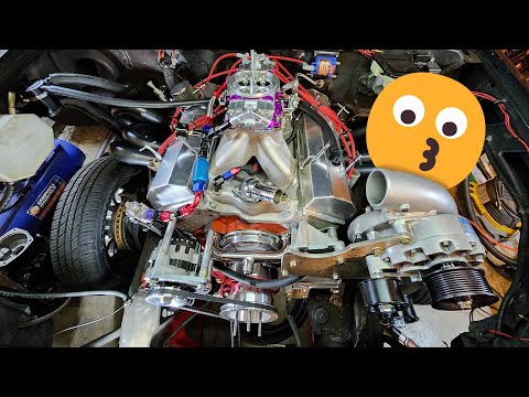 Supercharged 400CID Small Block Chevy S10 mini alternator / Issue solved! #400sbc #supercharger