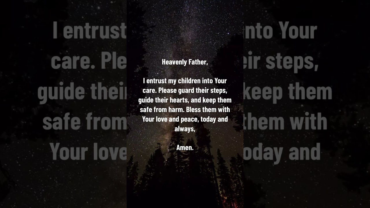 A Parent's Prayer for Child Safety 