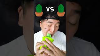 REAL FOOD VS JELLY CHOCOLATE FOOD CHALLENGE || TikTok Funny eating Cactus #Shorts