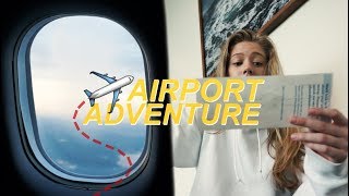 AN AIRPORT ADVENTURE  (TRAVELING ALONE)