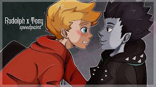 The Little Vampire - Rudolph And Tony - Speedpaint
