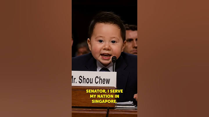 🍼 "No, I’m Singaporean!" — Baby TikTok CEO Chew Shou Zi Claps Back at Playpen Senators on China Ties