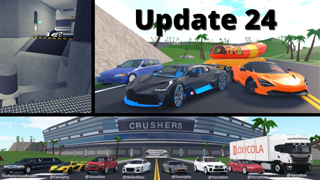 Roblox Car Crushers 2 Update 24 Youtube - category roblox car crushers 2 exotic cars