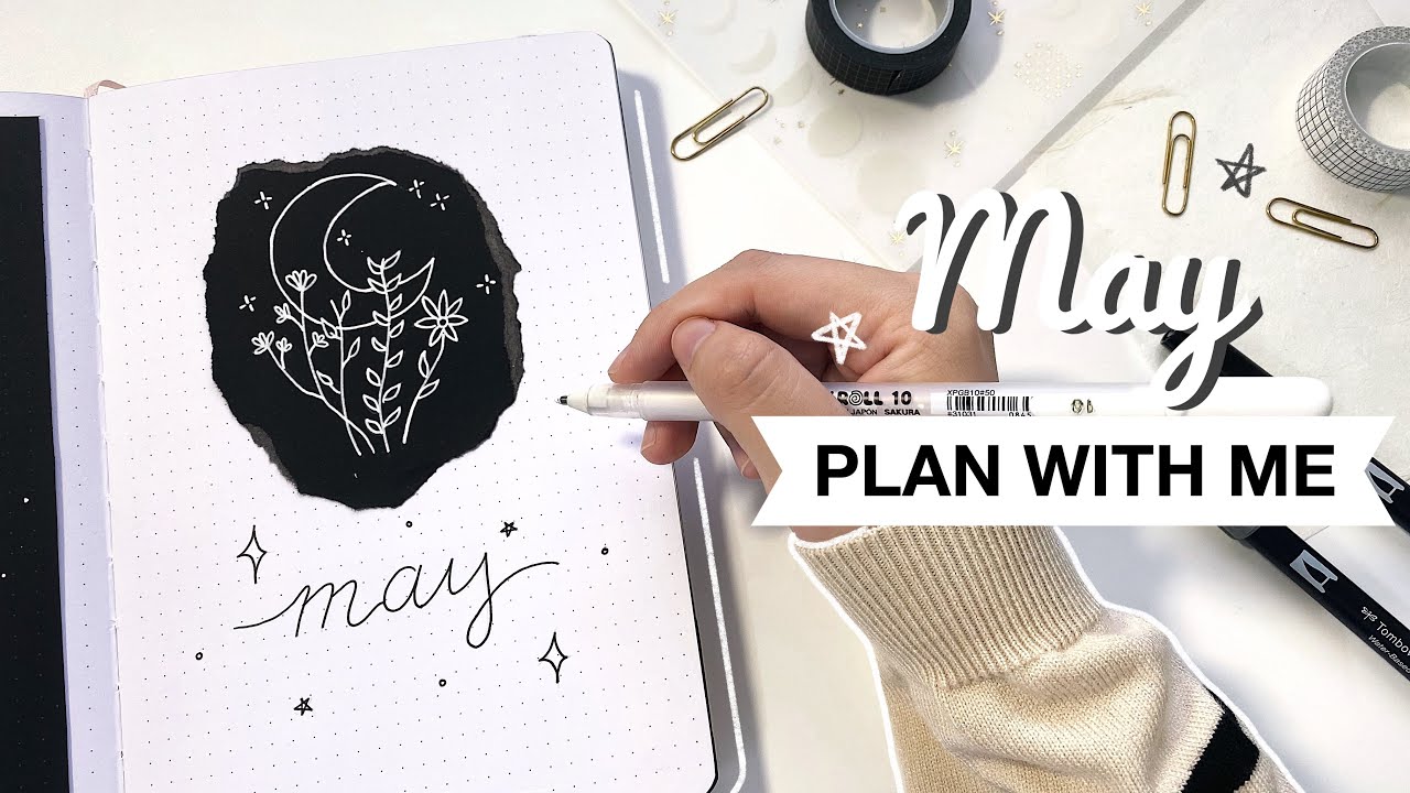 🌙 plan with me // may 2021 bullet journal setup
