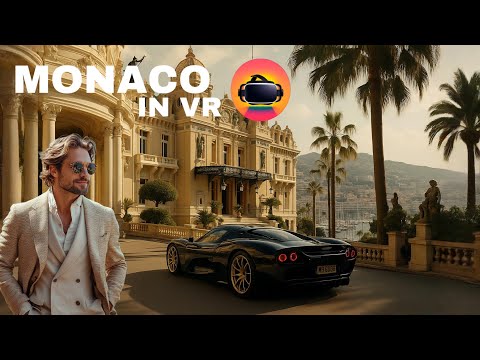 Monaco VR 360°, Monaco | Monte Carlo | Scenic Walking Tour 4K