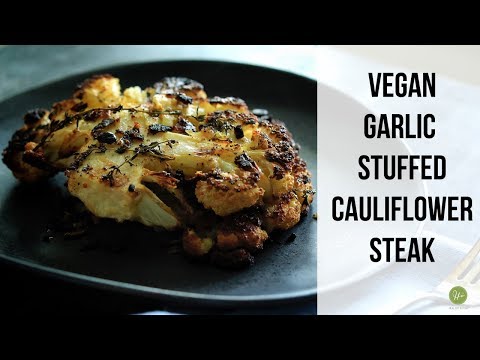 vegan-garlic-stuffed-cauliflower-steak