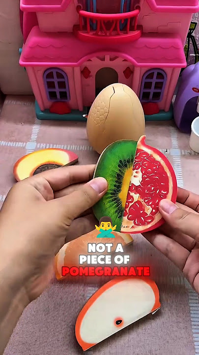 where did the pomegranate piece go !! #shorts #youtubeshorts #usa