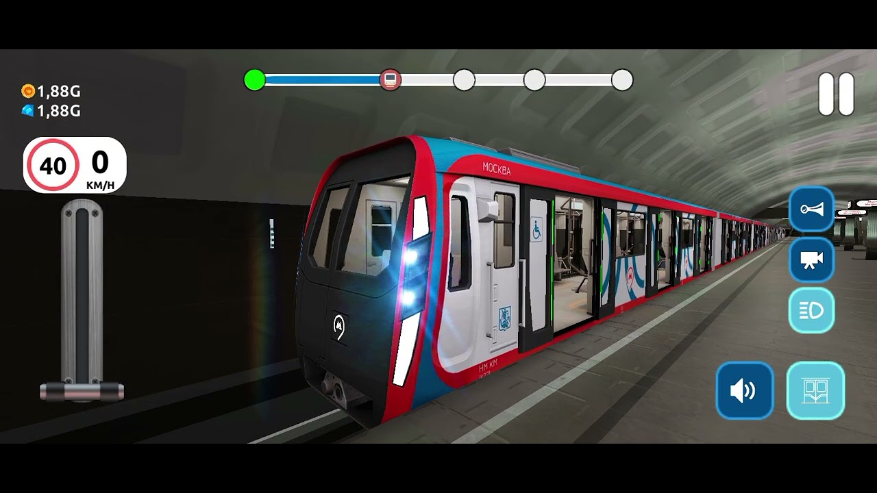 Მოსკოვი 1 ხაზი მეტრო დრაივი