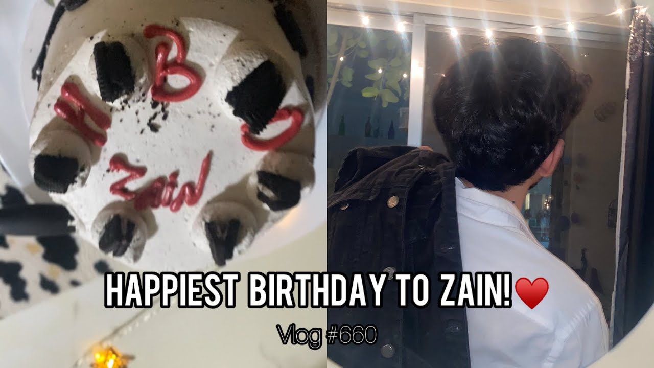 HAPPIEST BIRTHDAY TO ZAIN! ♥️ | VLOG #660 | BINISH RIZWAN - YouTube