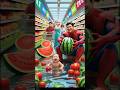 Spiderman, Baby &amp; Elsa Gone Wild in the Supermarket! 😂🍉 #FunnyShorts