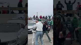 Philly fans are wild !!!!!! Eagles Vs 49ers Fans Fight NFC Championship 2023😱 😱 😱😱😱😱😱😱😱😱😱 screenshot 1
