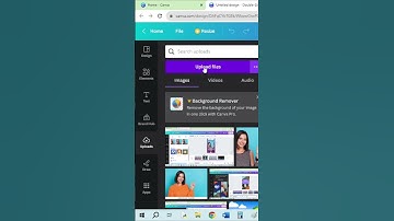 Thumbnail of How to upload photo in canva??? / canva app mein photo kaise lagaen #shorts