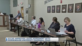 SCCSD Approves Lease Agreement With Morningside University Baseball Team