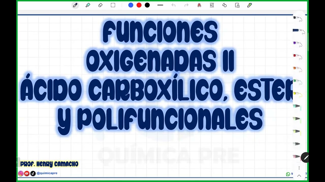 SEMANA 11.1 - FUNCIONES OXIGENDAS II