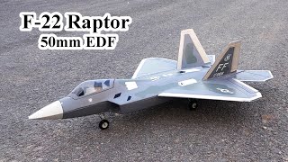 Đập hộp & Bay thử F-22 Raptor mini 50mm EDF || #4dmodel #Shorts
