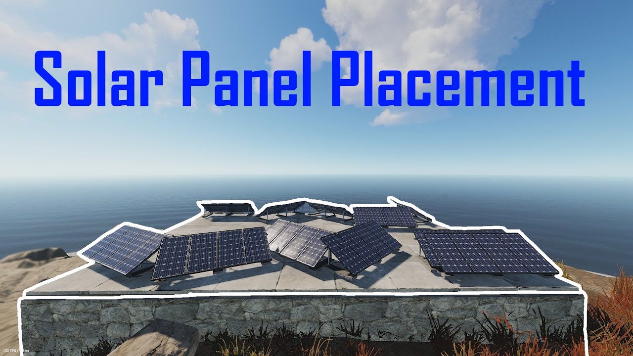 Rust Solar Panel Placement Guide Go IT